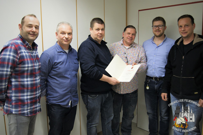 Wahlen in der Feuerwehreinheit Remagen bestätigen Führung Feuerwehr