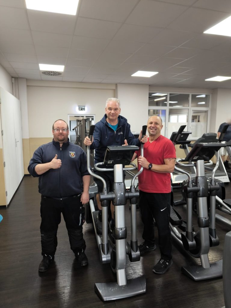 Atemschutzübungsstrecke mit neuem Trainingsgerät